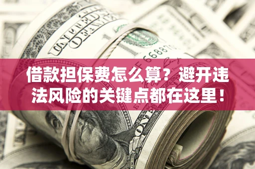 武汉借款担保费怎么算？避开违法风险的关键点都在这里！
