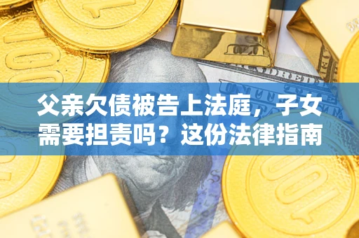 武汉父亲欠债被告上法庭，子女需要担责吗？这份法律指南必须看完