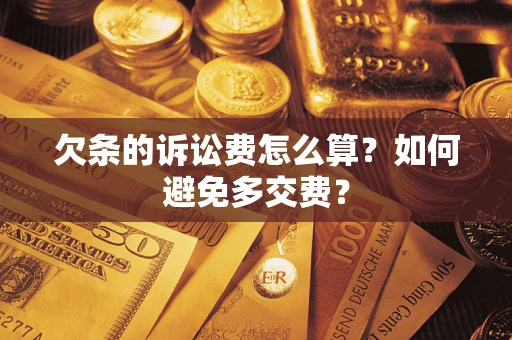 武汉欠条的诉讼费怎么算？如何避免多交费？