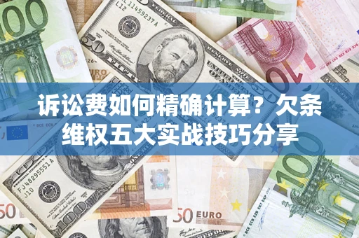 武汉诉讼费如何精确计算？欠条维权五大实战技巧分享