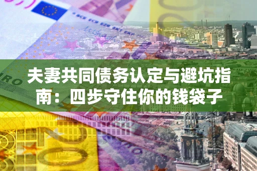 武汉夫妻共同债务认定与避坑指南：四步守住你的钱袋子