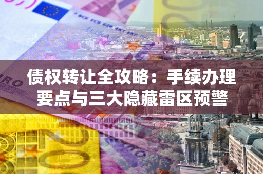 武汉债权转让全攻略：手续办理要点与三大隐藏雷区预警